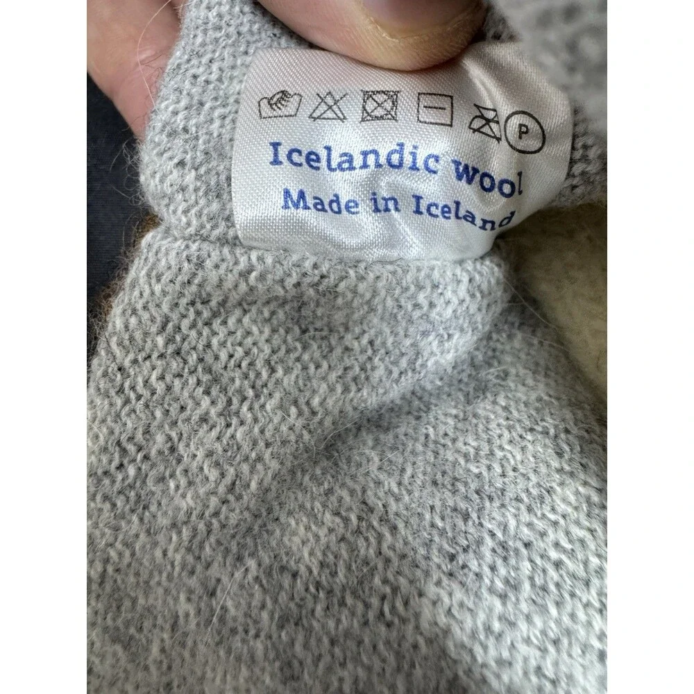 Icelandic Wool Beanie Winter Hat w/ Ear Flaps 100% Wool Handmade